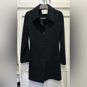 LaFleurette Black Wool Coat